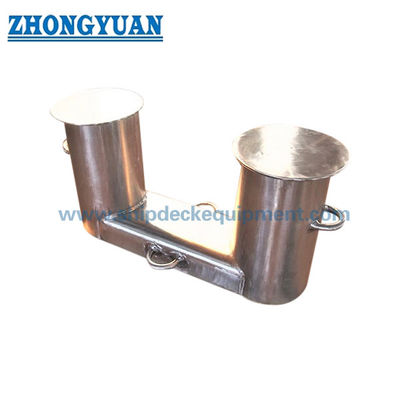 DIN 82607: 1995-1 Peralatan Penarik Kapal Stainless Steel Double Bitt Bollard