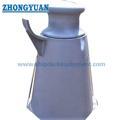 100×450mm Pedestal Roller Fairlead dengan Cleat. Verifikasi SWL (254×1766 kN) untuk Mooring Kapal