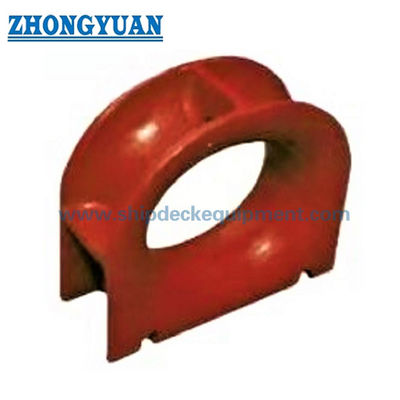 ISO 13713 Tipe A Casting Steel Deck Mounted Mooring Chock Ship Towing Equipment