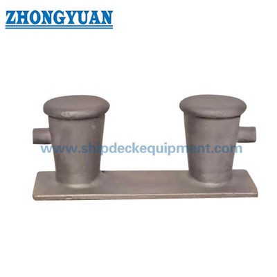 Casting Steel Double Bitt Bollard Dengan Peralatan Tanduk Kapal Tanduk