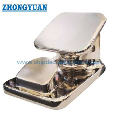 10 "Peralatan Penarik Kapal Chock Tetap Stainless Steel Tinggi Dipoles