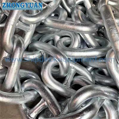Rantai Jangkar Rantai Anchor Stud Link Galvanis