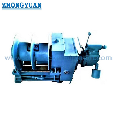 Kapal Aluminium Pilot Ladder Winch ISO 7364 Split Drum Pneumatic Motor Didorong