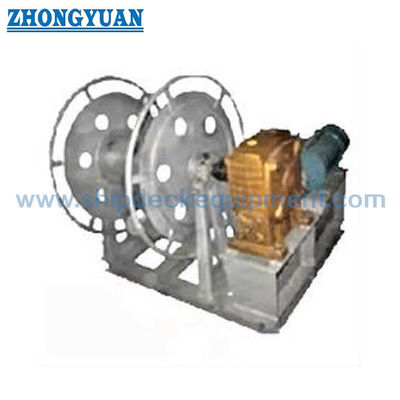 26–32mm Reel Kawat Baja Elektrik | Penyimpanan Tali Kapal Laut Drum Tunggal untuk Dek Kapal