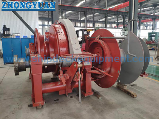Electric Driven Windlass & Winch Dengan Single Gypsy Single Drum Single Warping End
