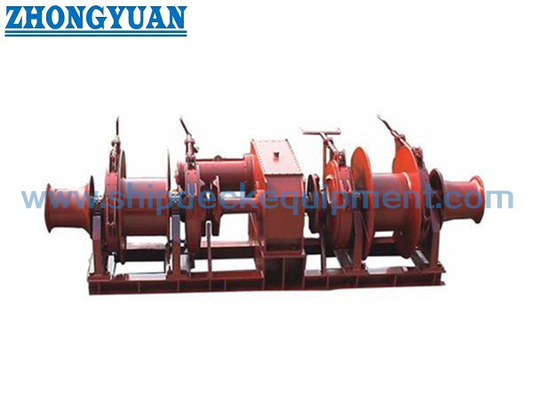 Listrik Anchor Windlass &amp; Mooring Winch dengan Single Gypsy Double Drum