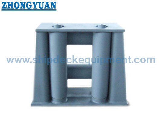100×320mm Four Roller Universal Fairlead. CB/T 3062 Tipe B Multi-Directional Mooring Fairlead untuk Dek Kapal.