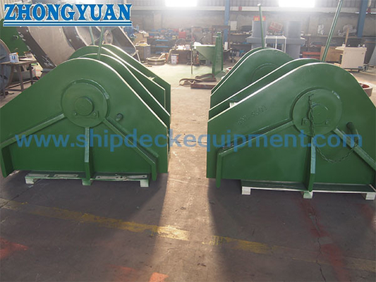 OCIMF Type Single Point Mooring Chain Stopper Welded Mounting Ship Towing Equipment