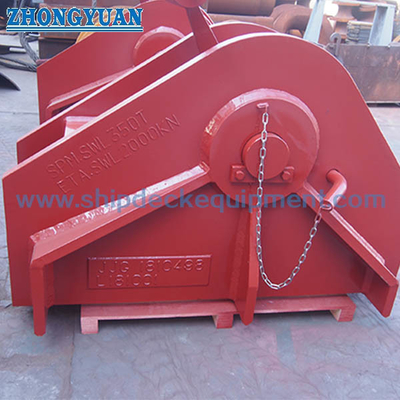 OCIMF Type Single Point Mooring Chain Stopper Welded Mounting Ship Towing Equipment
