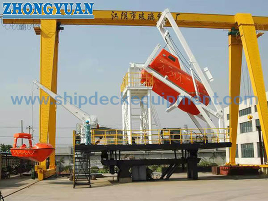 Persetujuan Kelas MED Free Fall Lifeboat Launching Appliance Ship Life Saving Equipment