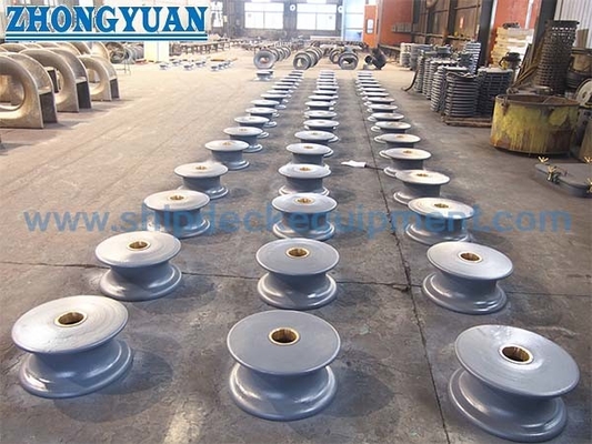 GB / T 10105 Casting Steel Marine Roller Button Ship Mooring Equipment