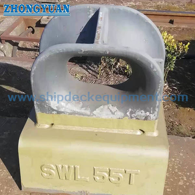 CB 34-76 Tipe B Bulwark Bolted Casting Steel Mooring Chock Ship Mooring Equipment
