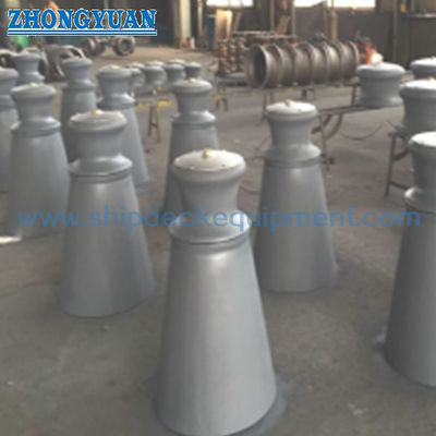 100×450mm Pedestal Roller Fairlead dengan Cleat. Verifikasi SWL (254×1766 kN) untuk Mooring Kapal