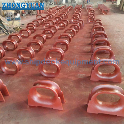 ISO 13729 Tipe B Bulwark Mounted Casting Steel Closed Chock Ship Towing Equipment