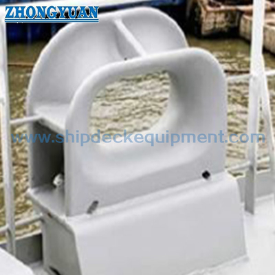 ISO 13729 Tipe A Deck Mounted Casting Steel Closed Mooring Chock Ship Towing Equipment