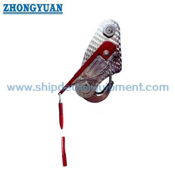 15KN Manual Release Hook Untuk Kapal Penyelamat Papan Penyelamat Pada Mekanisme Pelepasan Beban