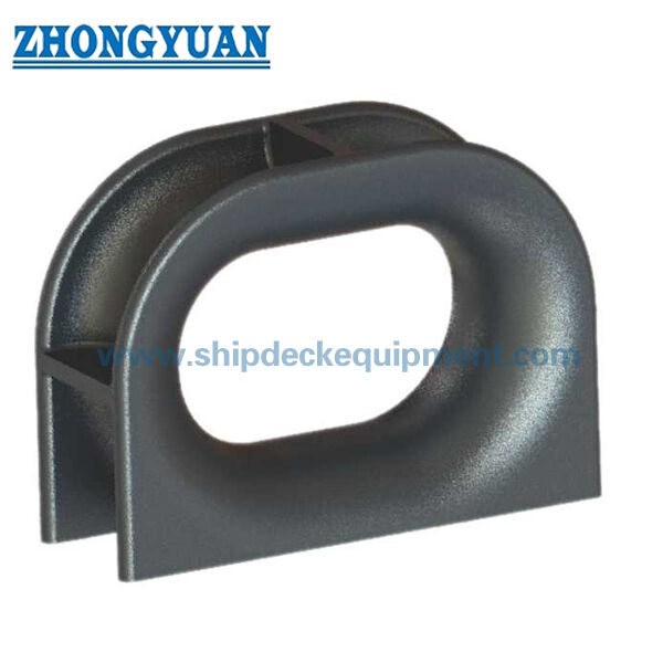 310 500 mm Deck-mounted Cast Steel Panama Chock JIS F 2017-1982 Tipe AC untuk Mooring Kapal