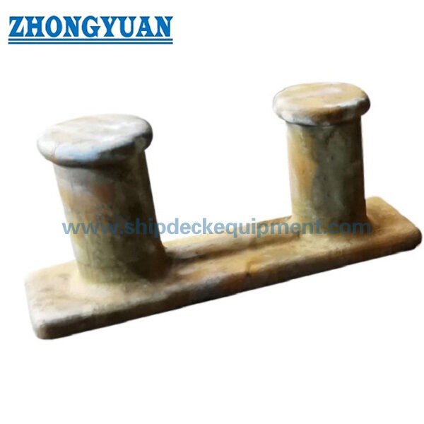 Bollard Bitt Ganda Besar untuk Tambat Tongkang | Baja Cor ASTM A27 Grade 70-36