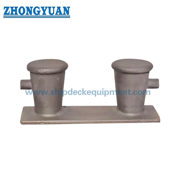 Double Bitt Mooring Bollard dengan tanduk opsional.
