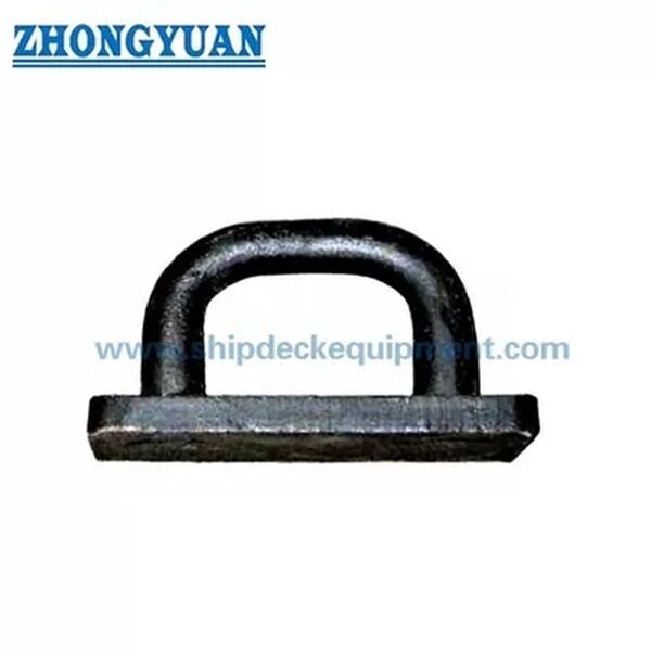 JIS F 3410 Tipe D Forging Steel Oval Lifting Eyeplate Ship Mooring Equipment