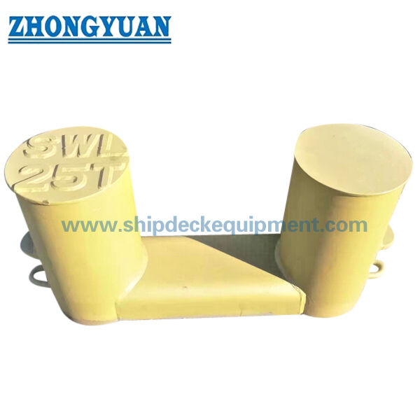 NS 2584 Double Bitt Bollard untuk Mooring dan Menarik Kapal