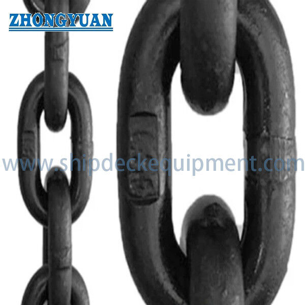 British Standard Long Pitch Link Chain. Cranked Link Chain untuk aplikasi industri dan laut.