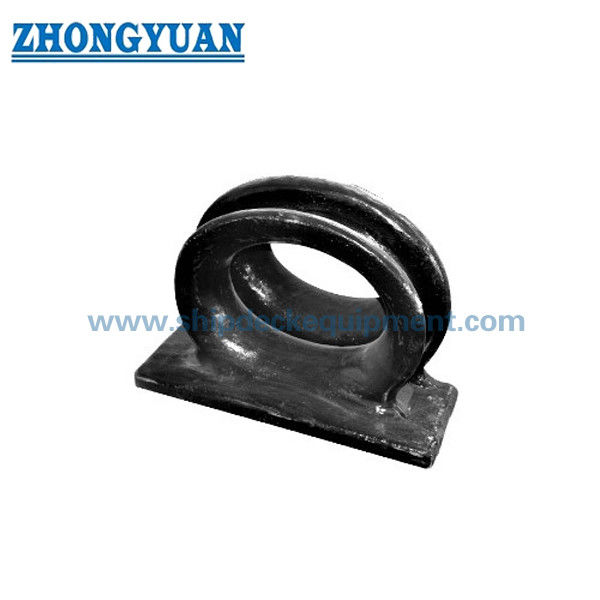 CB 34 Tipe C Casting Steel Deck Welded Mooring Chock Ship Mooring Equipment