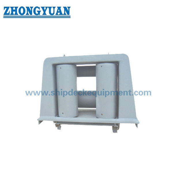 JIS F 2026 Tipe A Four Tube Roller Universal Fairleads Dengan Horizontal Rollers Ship Mooring Equipment