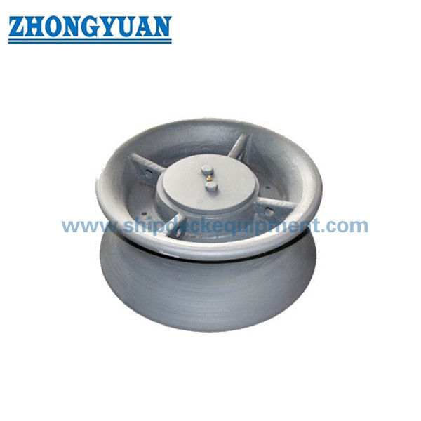 ISO 13755 Tipe A Casting Steel Single Roller Fairlead Tanpa Peralatan Penambatan Kapal Penutup Debu