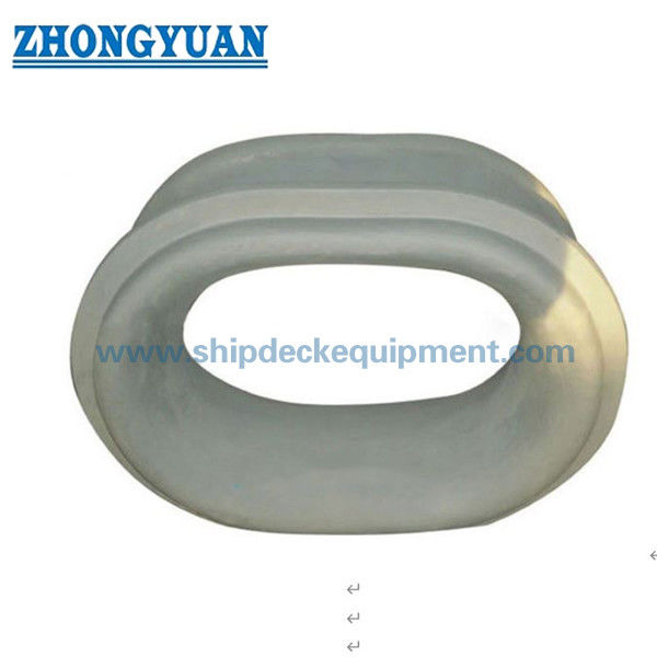 Marine Bulwark-mounted Cast Steel Mooring Chock -- CB 34-76 Tipe A dengan Radius Kontak Tali Lesu