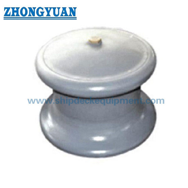 CB*58-83 Peralatan Mooring Kapal Tipe Terbuka Casting Steel Roller Button Fairlead Dengan Yayasan