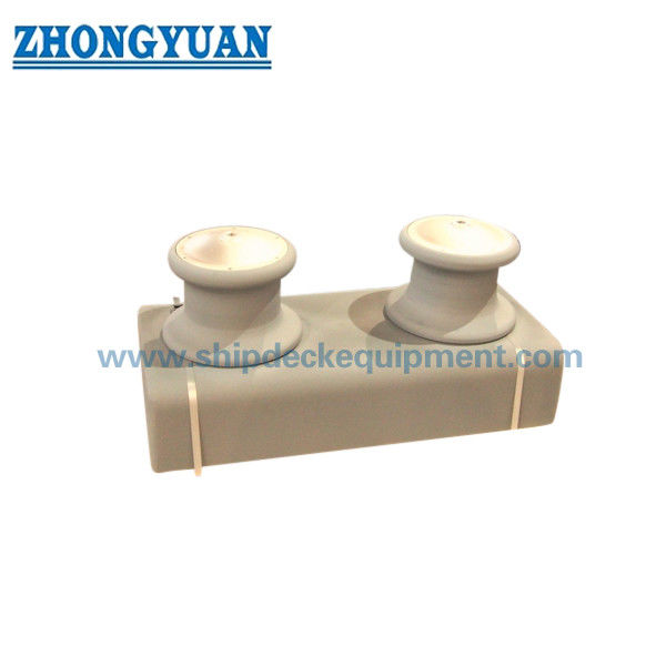 JIS F 2014 Casting Open Type 2 Rollers Shipside Fairlead Rollers Ship Mooring Equipment