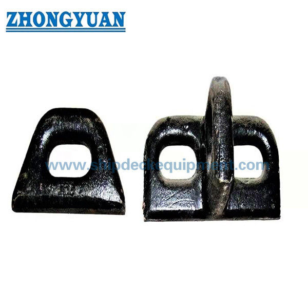 ISO 8146 Bahan Tempa Oval Eyeplate Lifting Eye Plate Ship Mooring Equipment