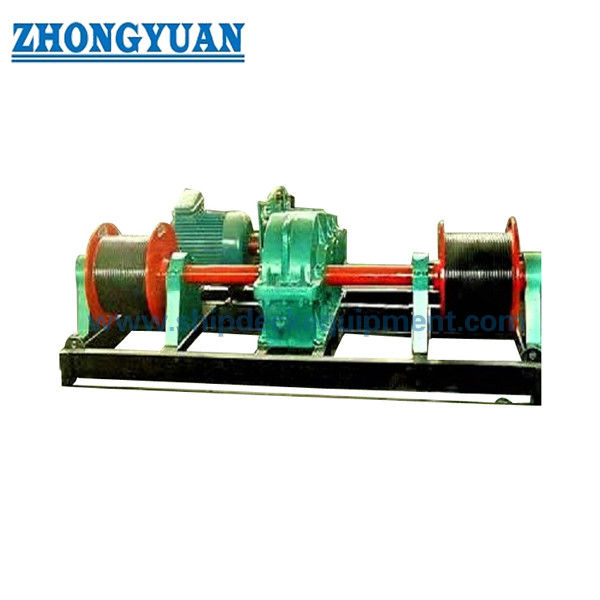 Electric Driven Double Drum Steel Wire Rope Reel Tipe CB3048 Sebagai Peralatan Dek Kapal
