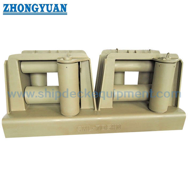 ISO 13733 Tipe 5R Lima Rol Universal Fairlead Pada Peralatan Penarik Kapal